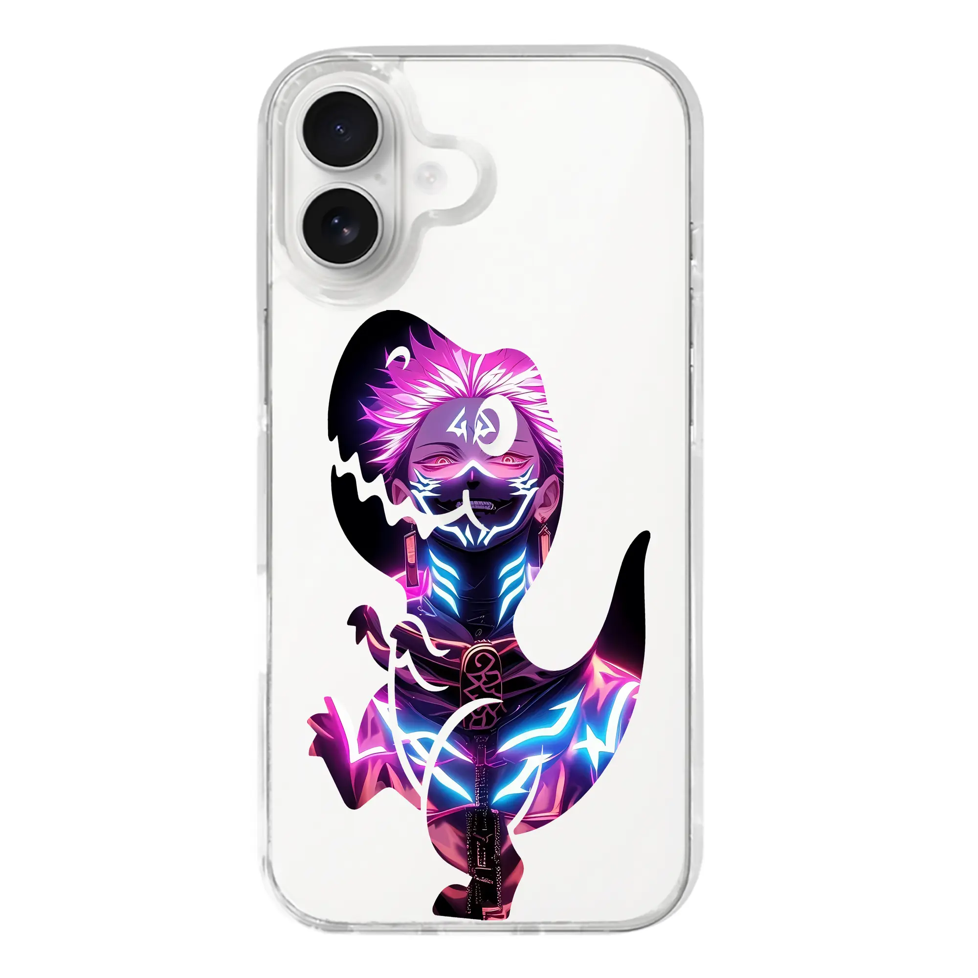 呪術廻戦 グッズ,両面宿儺 - iPhone 17シリーズ 透明スマホケース – 薄型・耐衝撃・精密フィット保護カバー